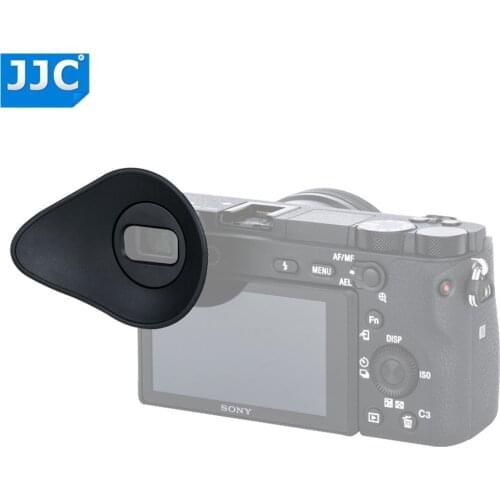 JJC Rubber Camera Eyecup Viewfinder Protector Eye Cup Soft Silicone Eyepiece For Sony A6500 A6400 A6600 Replaces Sony FDA-EP17