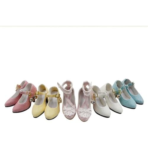 Shoes for 1/4 Diary Queen DQ BJD Five styles of new exquisite princess high heels gift toy free shipping