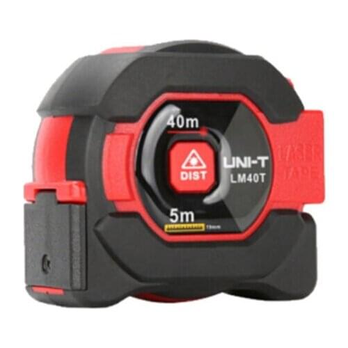 Retractable laser ruler, tape measure, laser rangefinder, electronic ruler with LCD digital display, high precision infrared