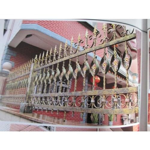 Hench china factory fancy home garden wrought iron fence designs