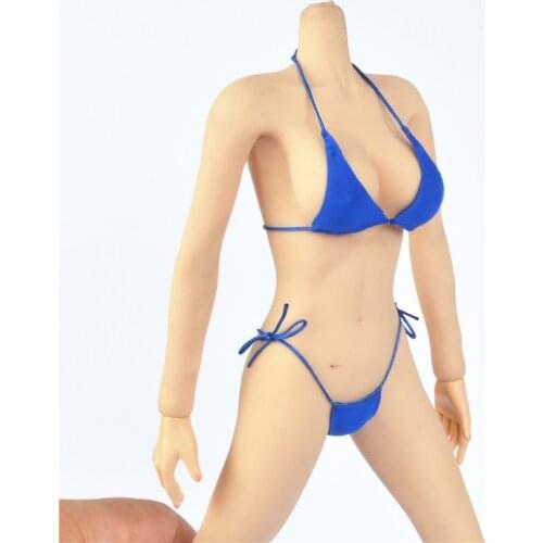 1/6 Female Sexy Bikini Clothes Red Black Two Pieces Bra Underpants Lingerie Underwear Swimsuit For 12" Action Figure Body