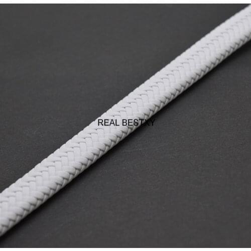 2m/lot Approx 12*6mm Top Quality Super Fiber Weaved Leather Rope for Jewelry Making Water Repellency Cord For DIY Bracelets