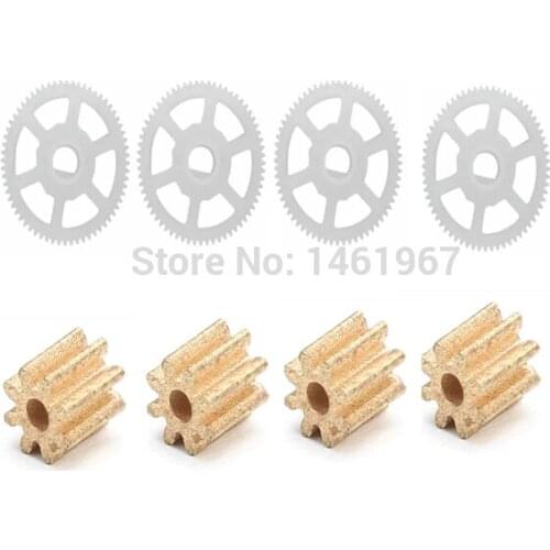 4pcs Original WLtoys Q222 Q222G Gear Wheel with Copper Gear Set for JJRC/WLtoys RC FPV Quadcopter Part
