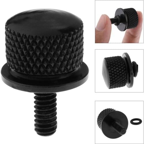 6mm 1/4'' Black Rear Seat Bolt Stainless Steel Fender Bolt Screws For Sportster Softail Dyna Touring 1996-2015 2016 2017