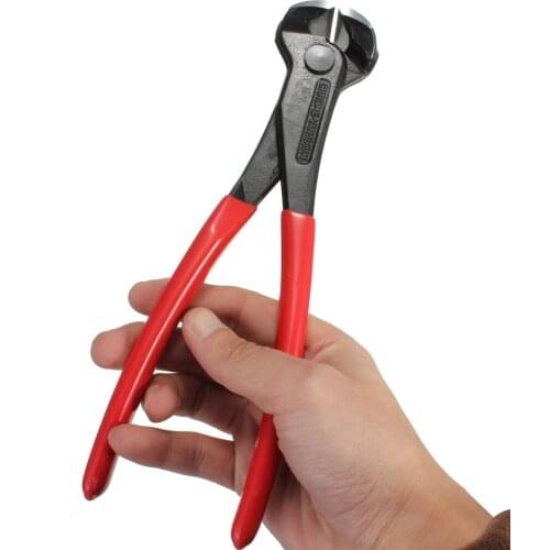 8inch/200mm Vanadium Cutting Pliers Cutter Chrome Steel Red Plastic End Fixers Pincers Nail Clipper Multitool Nippers