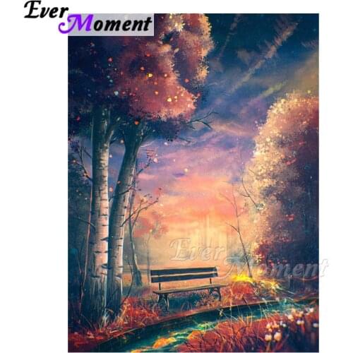 Ever Moment Diamond Painting Mosaic Tree Full Square Drill Picture Of Rhinestone Diamond Embroidery Home Decoration ASF1465
