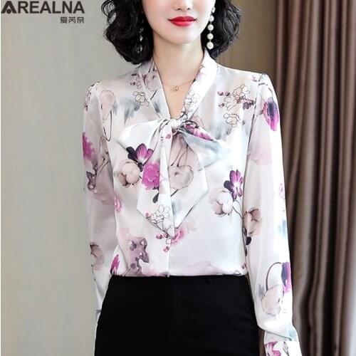 Блузки с бантом AREALNA China At AliExpress