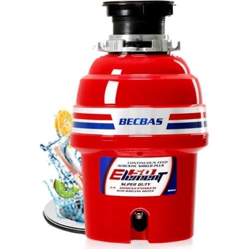 BECBAS E50 Garbage Processor Home Kitchen Food Sink Shredder Automatic Wireless Switch Mute Kitchen Appliances Garbage Disposal