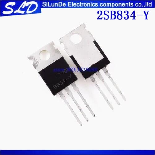 Free Shipping 50pcs/lot 2SB834-Y 2SB834 B834-Y B834 transistor TO220 new and original In Stock