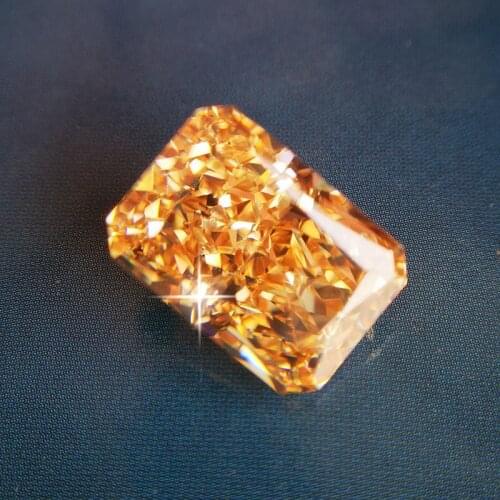 Champagne Radiant cut exclusively brillient Pink Beryl Morganite stone for ring brecelet gem-set jewelry