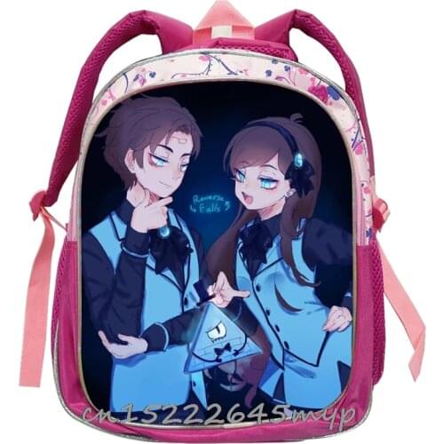 Mochila Gravity Falls Backpack for Kids Anime Kindergarten Rucksack Children Cartoon Schoolbags Toddler Start to School Bag