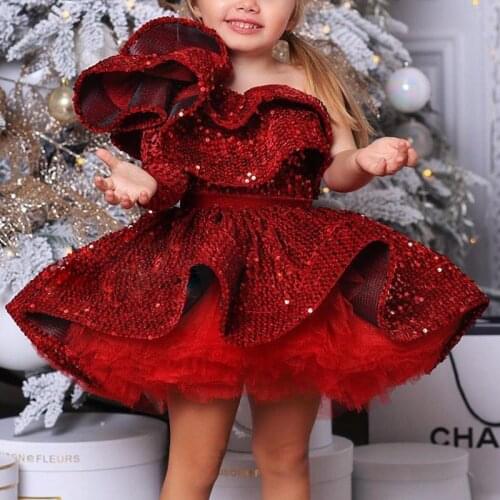 Lace summer childrens Spanish Dance Dress Lolita palace Princess Lace Baby Dress 1st birthday party Boutique baby girl suit