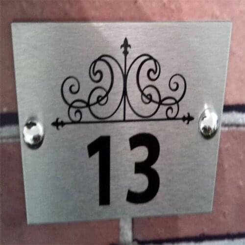 Customized Aluminium House Sign Personalised - Any Text Required