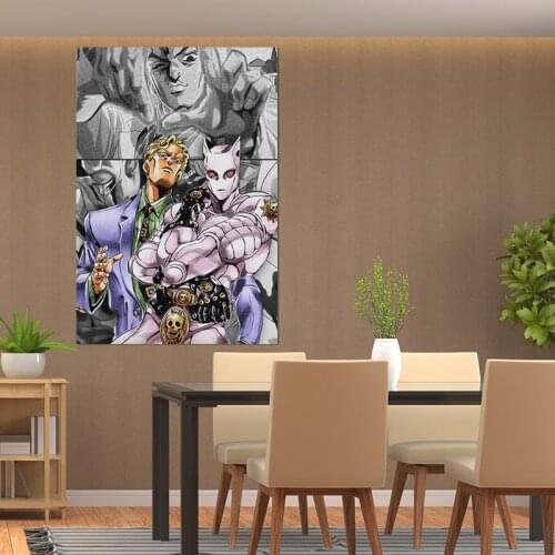 Modular Wall Art Canvas Jojo S Bizarre Paintings Pictures Prints Animation Character Poster Home Decor For Living Room Framework