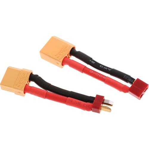 XT90 to T-Plug Male & Female Lipo Battery Adapters Lead Wire for RC Models