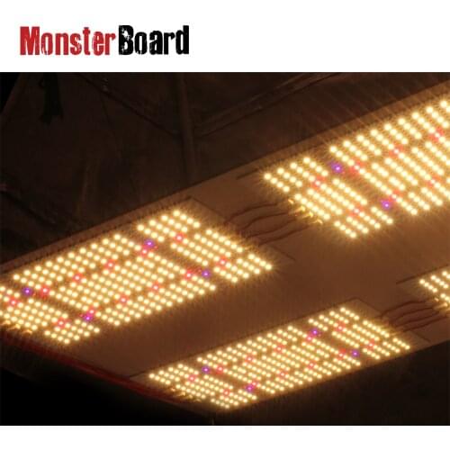 Geeklight monster board 480watt Samsung led Lm301h Quantum grow lights Board with IR UV switch optional wifi bluetooth control