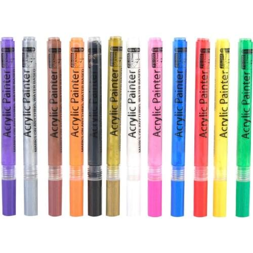 Popular Acrylic Marker New Odorless Needle Pen Water-Based Paint Pen 0.7 mm Line Width