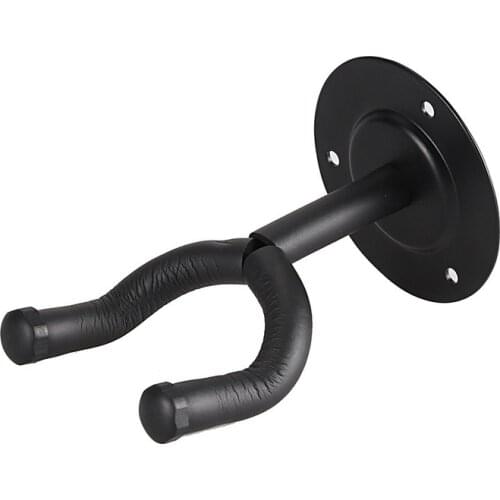 Practical Metal Wall Hanger Hook Guitar Neck Support for Bass Ukelele Stringed Instrument