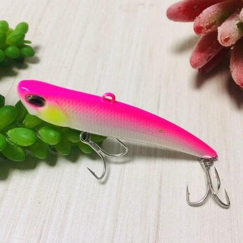 Lubit Bay Ruf SV-70 Sinking Lure VIB Fishing lures 70mm/13g Sinking Vibration Crankbaits winter ice Salt Fishing Tackle wobblers