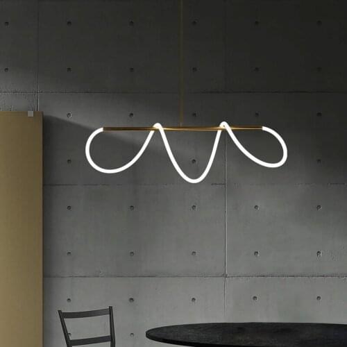 Modern Pendant Lamp pendant circle lights for Home Indoor Lighting line light Pendant Light Dining Room Kitchen Lighting Fixture
