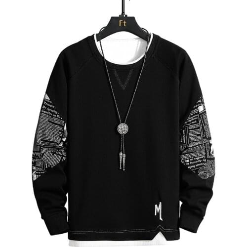 Patchwork Sweatshirts Pullover O-neck Hip Hop Streetwear Oversized Breathable Autumn Spring Harajuku Sweatshirts Худи Оверсайз