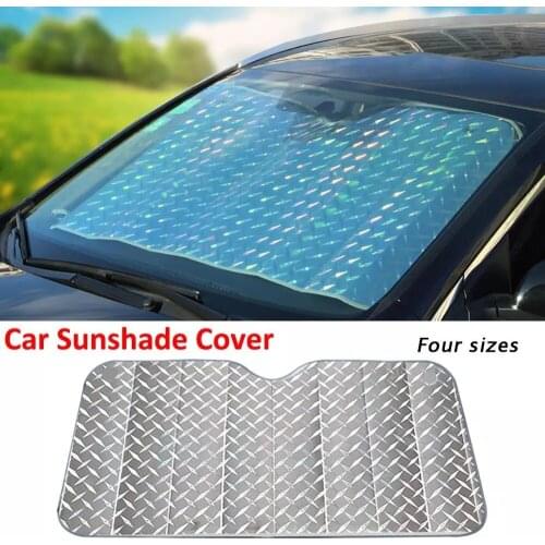 Car Windshield Heat Insulation Visor Retractable Folding Car Sunshade Cover Reflective Film Cover Anti-UV Car Sun Shade
