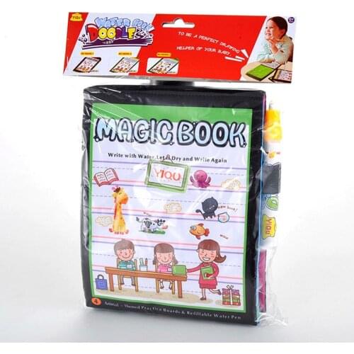 1Pc Reusable Magic Water Drawing Cloth Book With Pen Water Painting Cloth Toy Children Magic Graffiti Board Education Toys