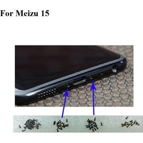 2pcs For mei zu 15 Meizu15 Buttom Dock Screws Housing Screw nail tack For mei zu 15 Meizu15 Phones Screw nail