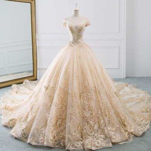 XCL Heroine Wedding Dresses With A Train