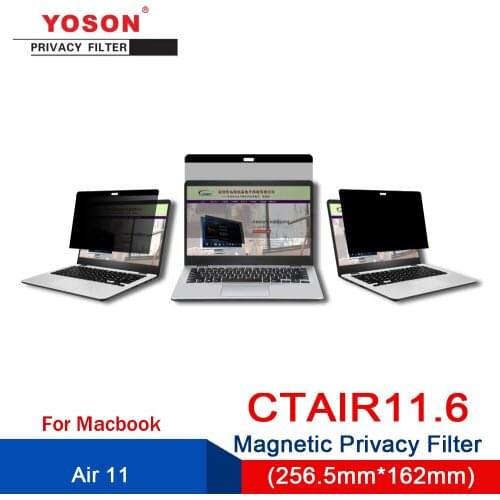YOSON Magnetic Air 11.6 Computer Privacy Filter/Anti peeping film/anti peep film/ anti peep screen/peep protection film