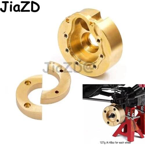 127g/pcs Heavy Brass Outer Portal Drive Housing for RC Crawler Car Traxxas TRX4 TRX6 8251 Upgrade Parts Y09