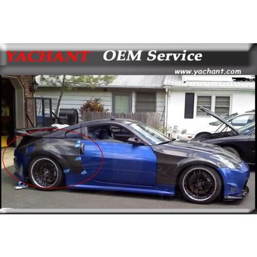 Car-Styling Auto Accessories Carbon Fiber Bodykit Rear Fender Kit Fit For 2002-2008 350Z Z33 DL Style Rear Blister Fender
