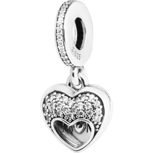 I Love My Mom Charm Sterling Silver 925 Beads for Jewelry Making Fit Bracelets Necklaces DIY Gift for Women 02557
