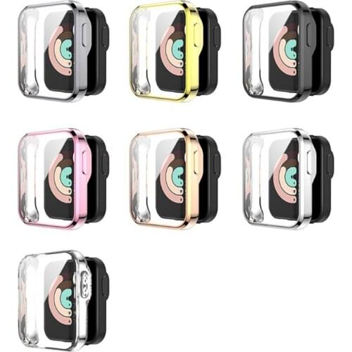 Anti-scratch TPU Watch Case Screen Protective Cover Protector for -Xiaomi Mi Watch Lite Redmi Watch Smart Watch Accessories