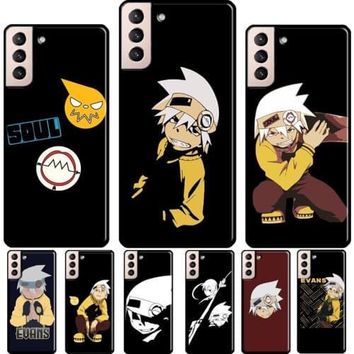 Soul Eater Evans Soft Cover For Samsung Galaxy S20 FE S8 S9 S10 Plus Note 10 Note 20 S21 Ultra Phone Case