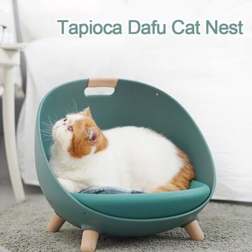 Pet Cat House Small Dogs Bed for Cat Round Nest Warm Kennel Kittens Beds Window Indoor Home Mats Cat Hammock Bed Cat Basket