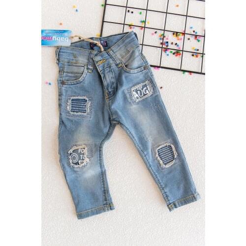 The Denim Fabric Boys Jeans Childrens Pants