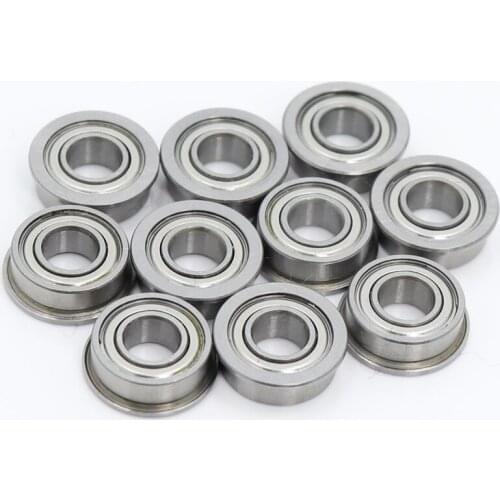 MF115ZZ Flange Bearing 5x11x4 mm ABEC-1 ( 10 PCS ) Miniature Flanged MF115 Z ZZ Ball Bearings
