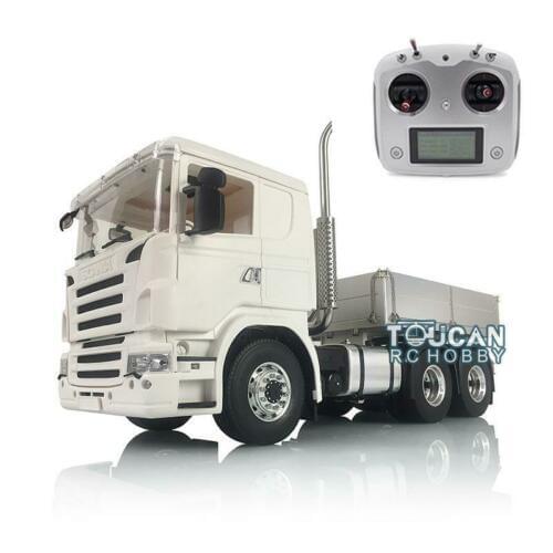 1/14 LESU 6*6 Metal Chassis Hercul 802A Sca Cabin RC Car W/ Hopper Radio ESC THZH0604-SMT4