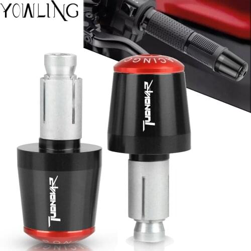 Motorcycle grips Handle Bar End For Aprilia TuonoV4 1000 2011-2017 Tuono V4 1100 2015-2016 2017 2018 Handlebar Plug End Cap grip