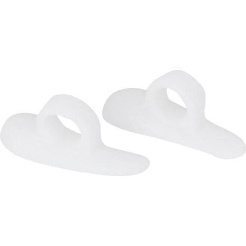 Pair of Hammer Toe Treatment Set - Soft Gel Splints to Prevent Overlap - Toes Separator
