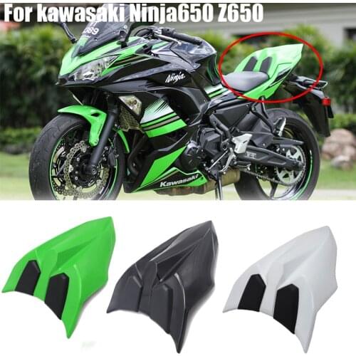 For Kawasaki Z NINJA650 z650 Ninja 650 2017 2018 2019 High Quality Rear seat cover Rear Tail Section Seat Cowl Cover green black