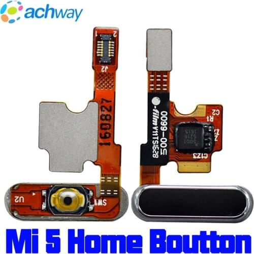 Original for Xiaomi Mi 5 Mi5 Home Button Fingerprint Menu Return Key Sensor Flex Cable Ribbon Replace For Xiaomi Mi5s Button