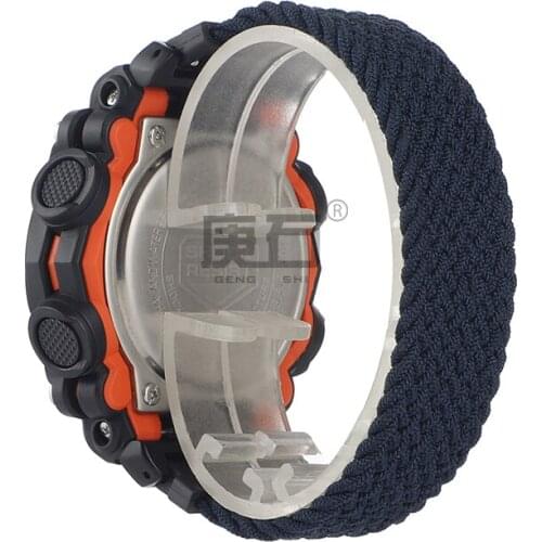 Braided Solo Nylon WatchBand Strap For GA-900