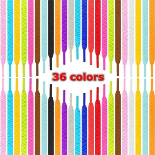 36 Colors Shoe Laces Off Black White AF1 Flat Shoelaces Suitable For All Shoe Accessories Do not Fade Shoelace 1 Pair