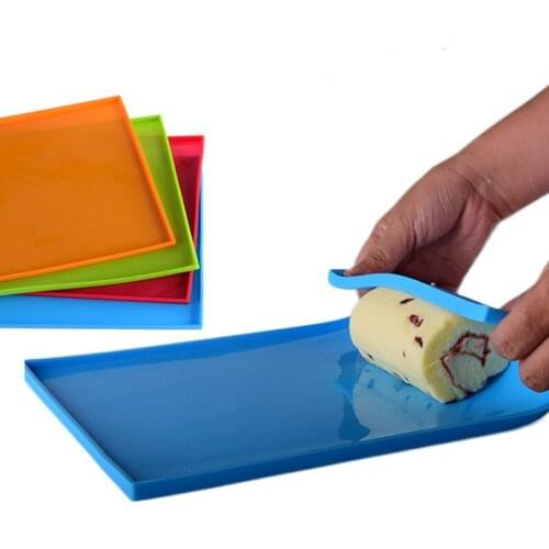 Silicone Cake Roll Mat Bakeware Tray Pan Painted Pad Cake Plate Pastry Swiss Roll Baking Mold Tool