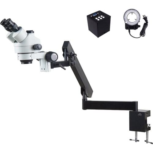 7X-45X Trinocular Stereomicroscope With Vga Digital Camera Is Used To Observe And Discover Microscopic Materials