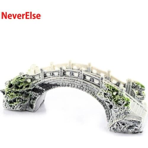Bridge Decoration for Aquarium Fish Tank Artificial Waterscape Ornament Accessories Turtle Tortoise Tank Underwater Environment