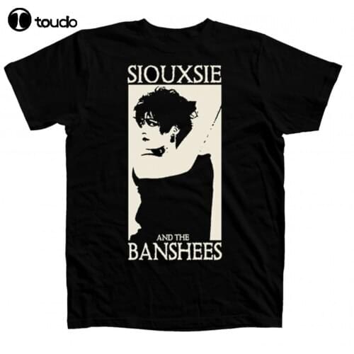 Vintage Siouxsie Sioux And The Banshees Short Sleeve Black Men T-shirt K292