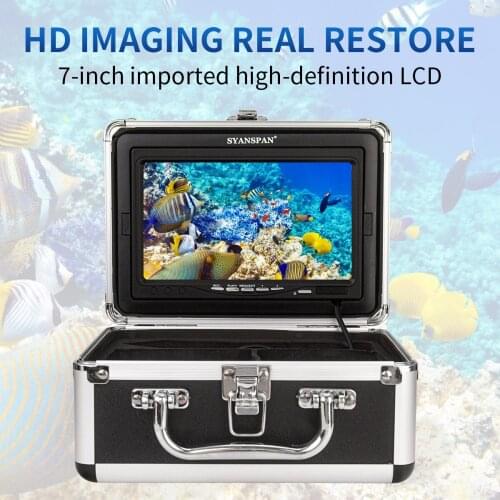 WF01Plus High quality fishing camera with aluminum case Video Fish Finder 9 Inch LCD Monitor Camera Kit with DVR 15M 30M 50M